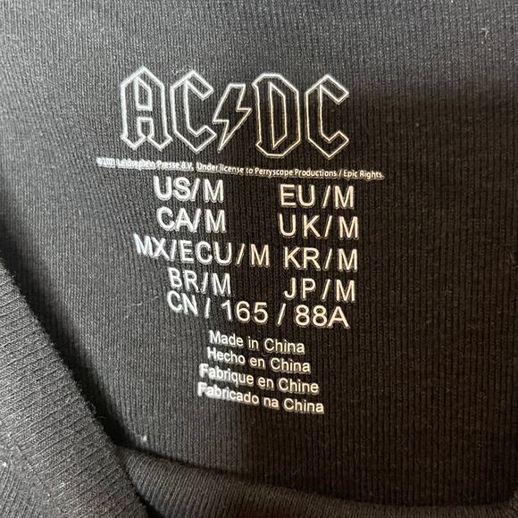 AC/DC Long Sleeve Graphic Tee Medium - Picture 3 of 5